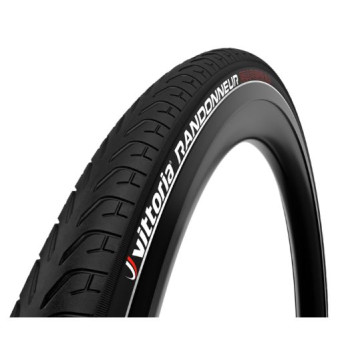 Vittoria Randonneur 700x38/45C Rigid – Черна гума с рефлекторна лента