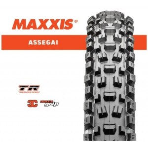 Външна гума Maxxis Assegai 29" x 2,50 3C / MaxxGrip / DH Casing / TR / WT