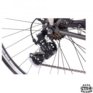 28 цола дамски градски велосипед CHRISSON CITY ONE със 7 скорости Shimano Tourney, антрацит-мат