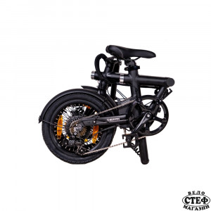 16 инча e-bike сгъваем велосипед CHRISSON ERTOS16 2.0 със 7 скорости Shimano Tourney черен