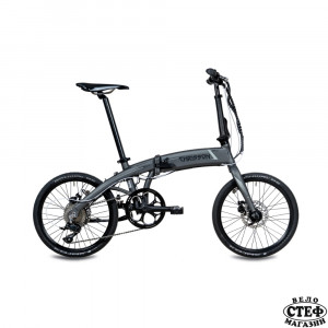20 инча e-bike сгъваем велосипед CHRISSON EF3 с 9 скорости Shimano Sora сив