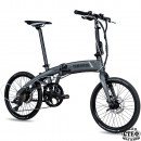 20 инча e-bike сгъваем велосипед CHRISSON EF3 с 9 скорости Shimano Sora сив