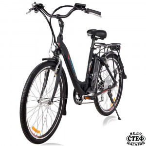 Градски електрически велосипед Longwise City 27,5 черен