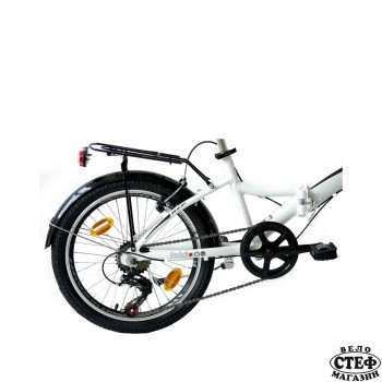 20" сгъваем велосипед KCP FOLDO ALU с 6G SHIMANO бял