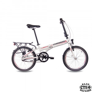 20 инча сгъваем велосипед CHRISSON FOLDRIDER 2.0 с 3 скорости Shimano Nexus матово бяло