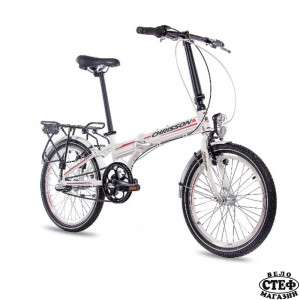 20 инча сгъваем велосипед CHRISSON FOLDRIDER 2.0 с 3 скорости Shimano Nexus матово бяло