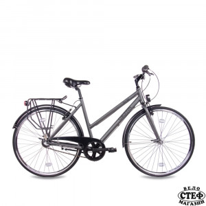 28 цола дамски градски велосипед CHRISSON CITY ONE с 3 скорости Shimano Nexus антрацит-мат