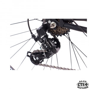 28 цола градски велосипед мъжки CHRISSON CITY ONE със 7 скорости Shimano Tourney матово черно