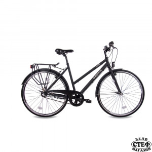 28 цола дамски градски велосипед CHRISSON CITY ONE с 3 скорости Shimano Nexus черно-мат