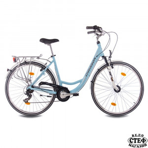 28 цола градски велосипед дамски CHRISSON RELAXIA с 6 скорости Shimano Tourney син