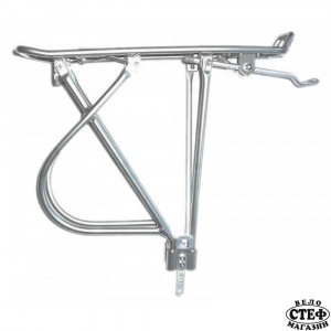 Багажник за велосипед 712 / 26-28 Silver ( алуминиев )