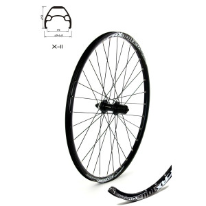 Задна капла CROSSER X11 26" 32H с главина Shimano диск/ шлици