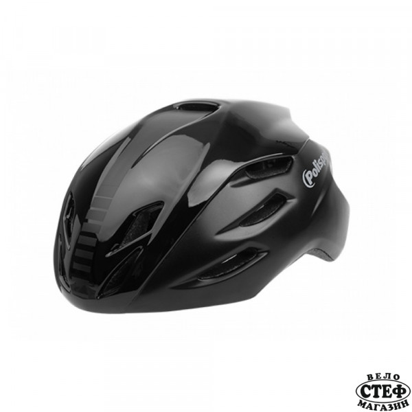 POLISPORT, КАСКА AERO ROAD (M=54/58), BLACK MATTE/BLACK GLOSS - 8739800001