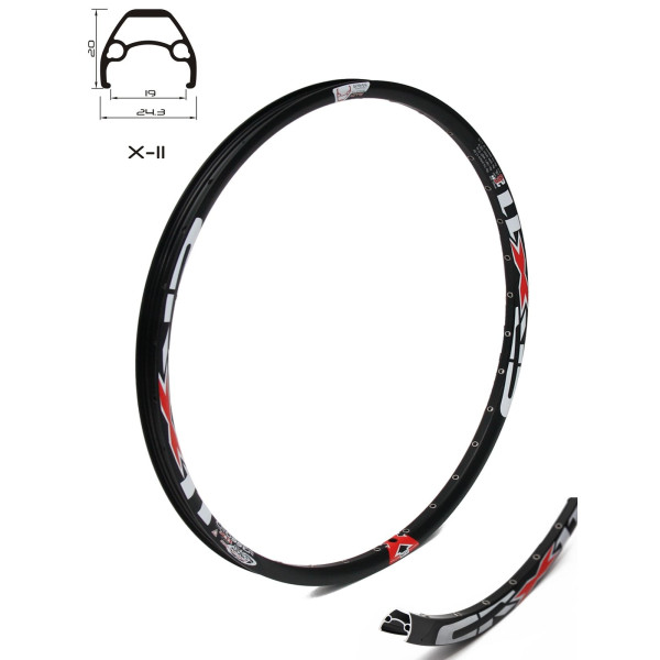 Шина CROSSER X-11 26" 36H черен с айлети