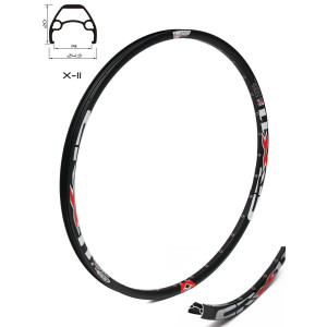 Шина CROSSER X-11 28"/29" 32H черен с айлети