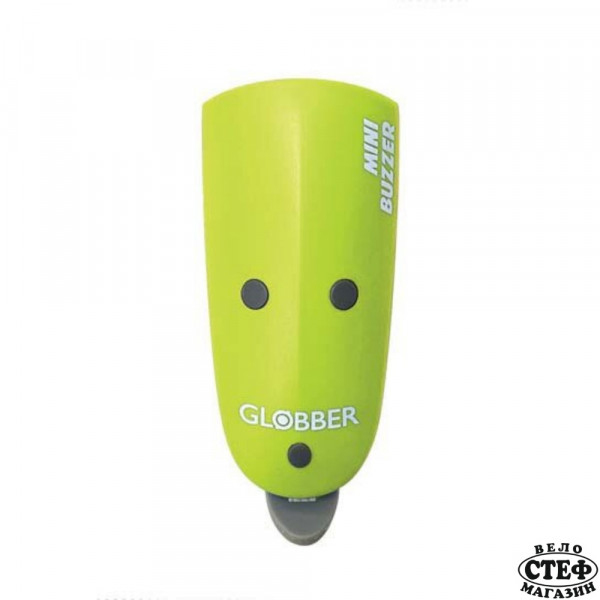 Фенерче и клаксон Globber Mini Buzzer Green